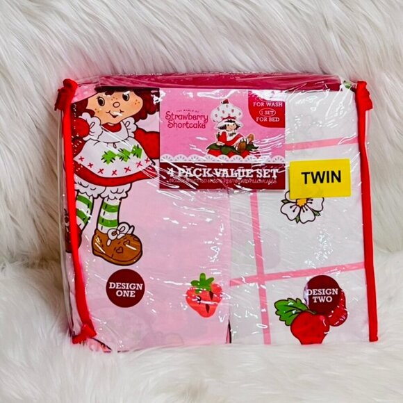 Strawberry Shortcake Accessories - Strawberry Shortcake Sheet Set-Twin